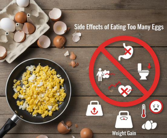 Side Effects of Eating Too Many Eggs