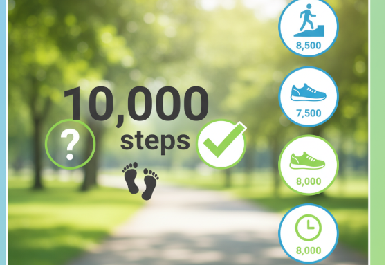 Is it truly necessary to take 10,000 steps per day?