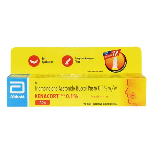 Kenacort New 0.1% Buccal Paste 7.5gm