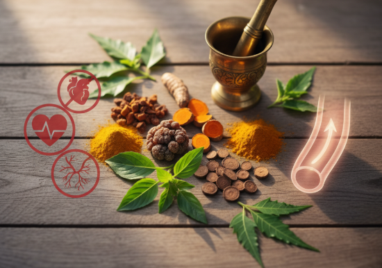 Ayurvedic Herbs for High Cholesterol and Vein Health