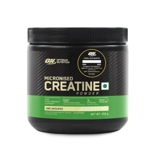 Optimum Nutrition (ON) Micronised Creatine Monohydrate for Performance Support | Powder Unflavoured
