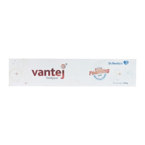 Vantej Extra Foaming Toothpaste For Sensitivity Relief 100gm
