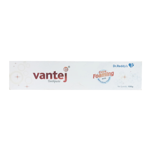 Vantej Extra Foaming Toothpaste For Sensitivity Relief 100gm