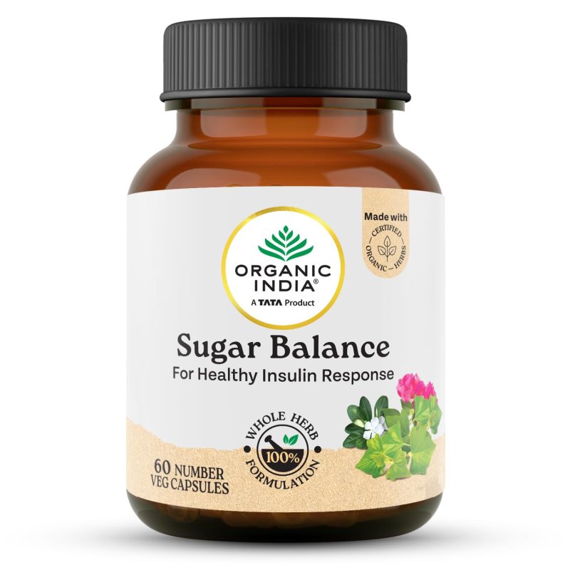 Organic India Sugar Balance Veg Capsule 60 Vegicaps