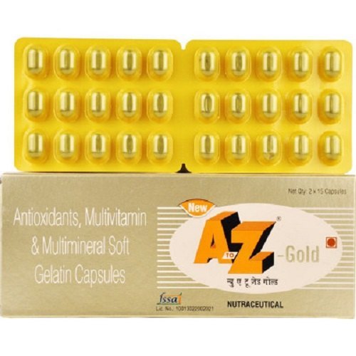 New A to Z Gold Soft Gelatin Capsule