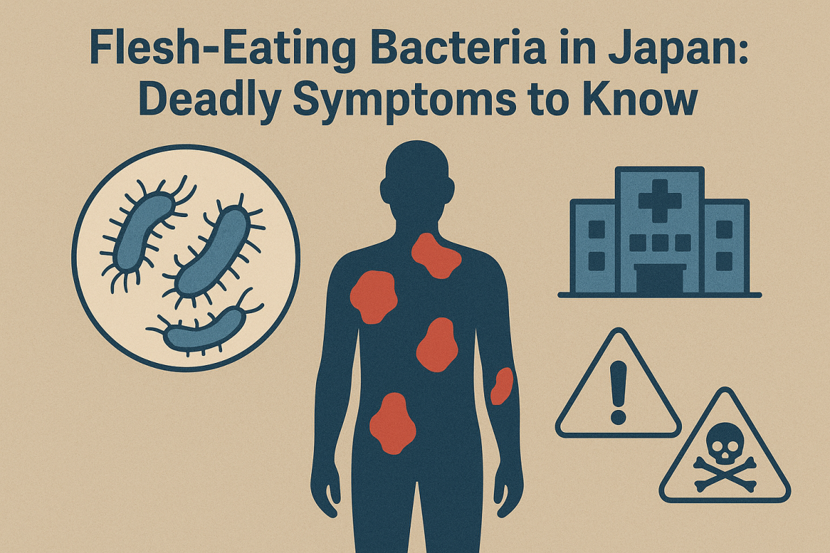 Flesh-Eating Bacteria in Japan: Deadly Symptoms to Know