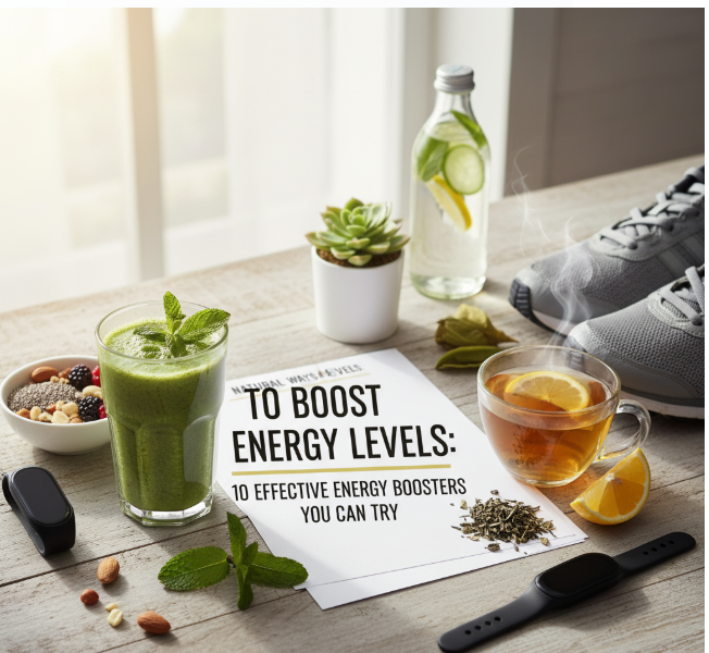 Natural Ways to Boost Energy Levels: 10 Effective Energy Boosters You Can Try