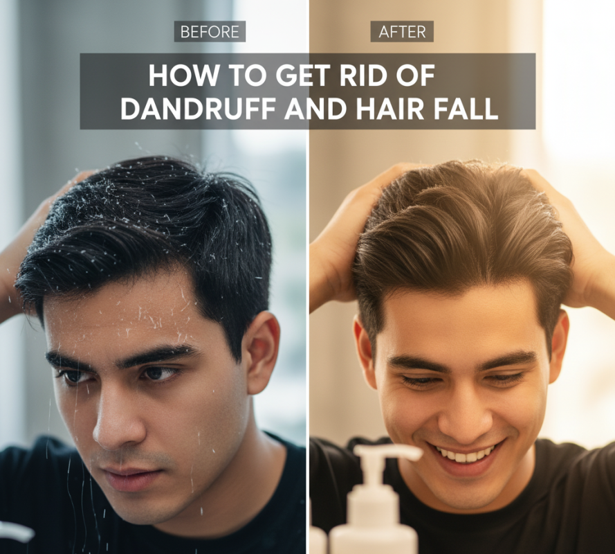 How to Get Rid of Dandruff and Hair Fall