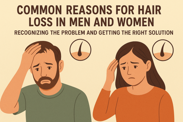 Common Reasons for Hair Loss in Men and Women Recognizing the Problem and Getting the Right Solution