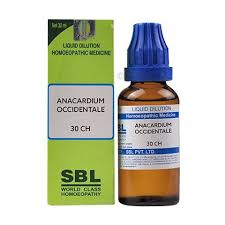 SBL Anacardium Occidentale Dilution 30 CH