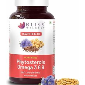 Bliss Welness Heart Health Phytosterols Omega 3 6 9 Capsule