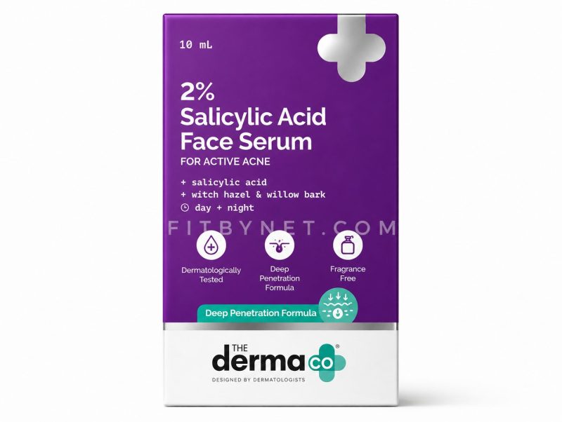DermaCo 2% Salicylic Acid Face Serum 10ML