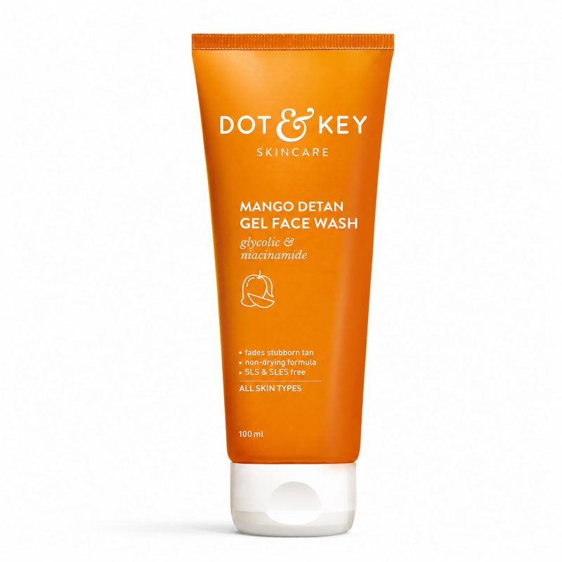 Dot & Key skincare mango detan gel face wash
