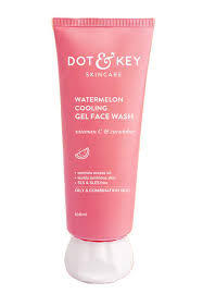 Dot & Key skincare watermelon cooling gel face wash