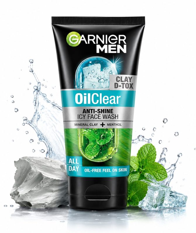 Garnier Men OilClear Anti-Shine Icy Face Wash