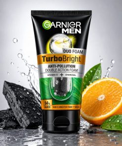 Garnier Men TurboBright Anti-Pollution Double Action Foam